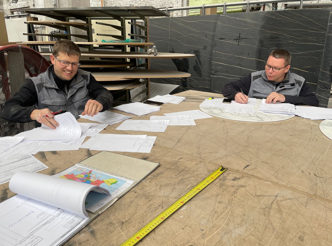 Benoît and Vincent: every dimension checked before production