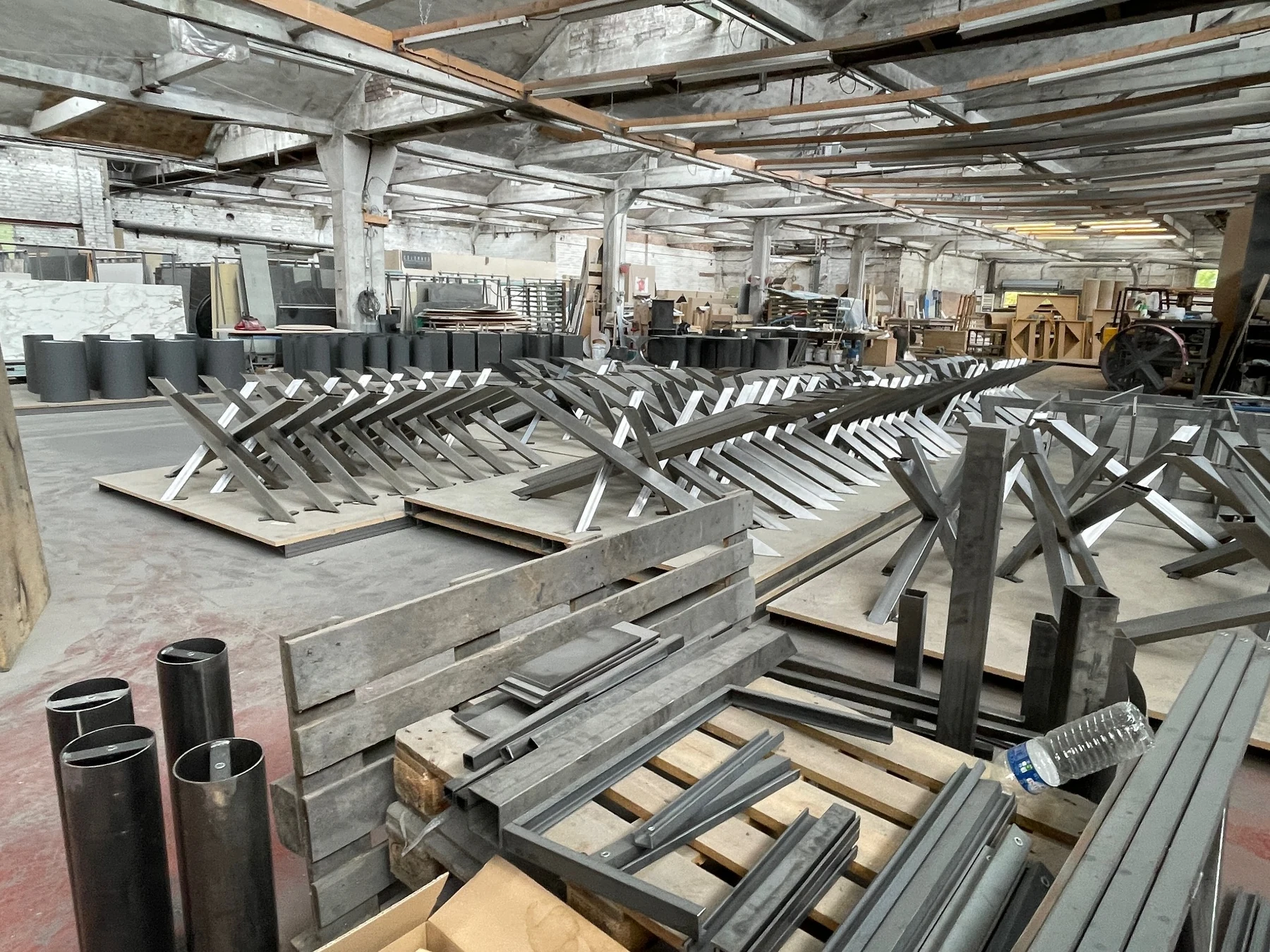 Welding a COLOMBUS steel table base
