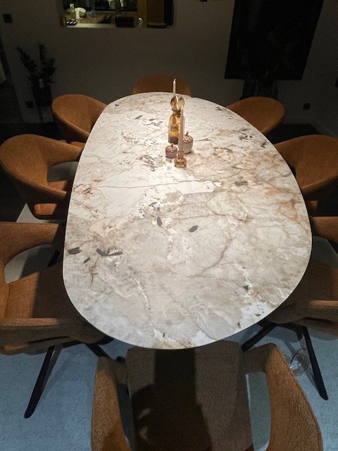 Table céramique COLOMBUS — Stone 7 · 278 × 120 cm · Cer 40 Spirit of Tasmania